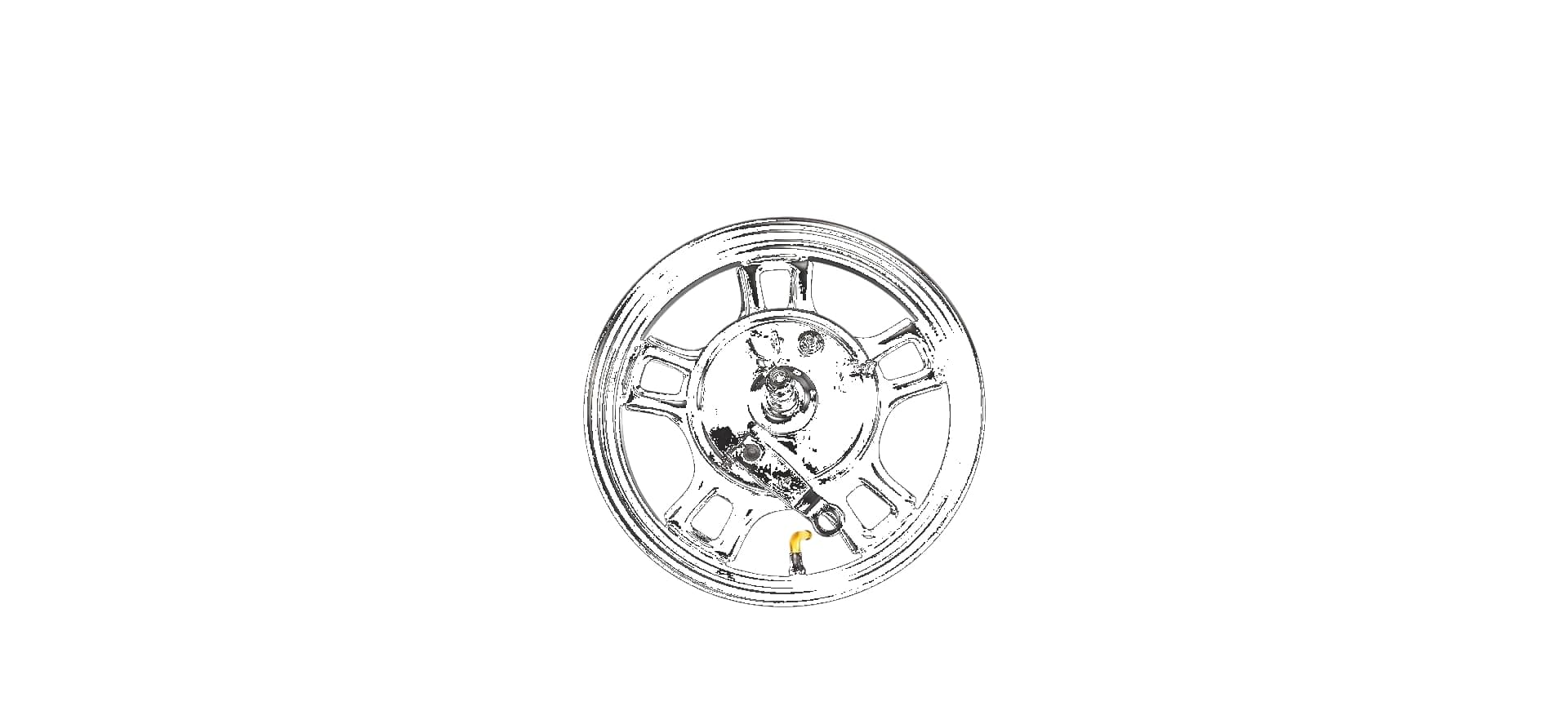 Обод переднего колеса для электроскутера Kugoo EC 02